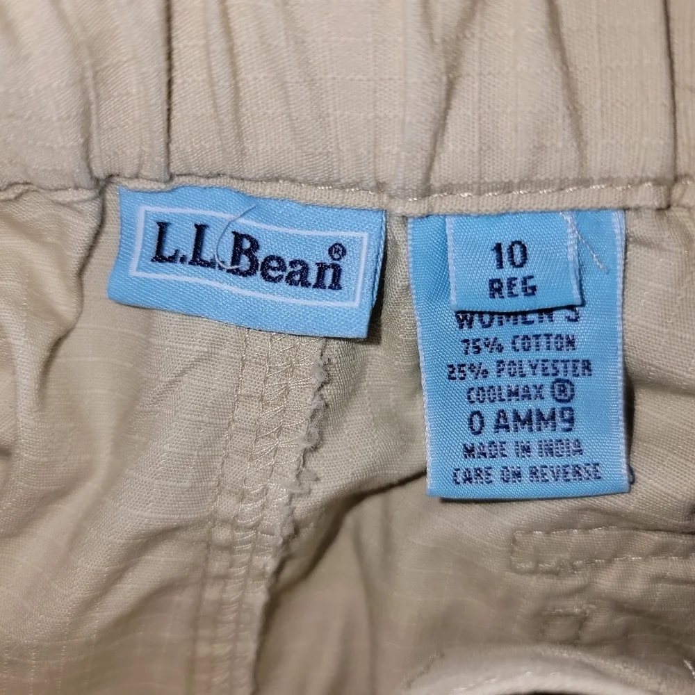 L.L. Bean Tan Pencil Skirt
